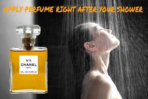 How to make perfume Parfum last long all day apply perfume Parfum after the shower