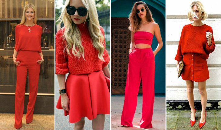 Perfect spring outfit total red 