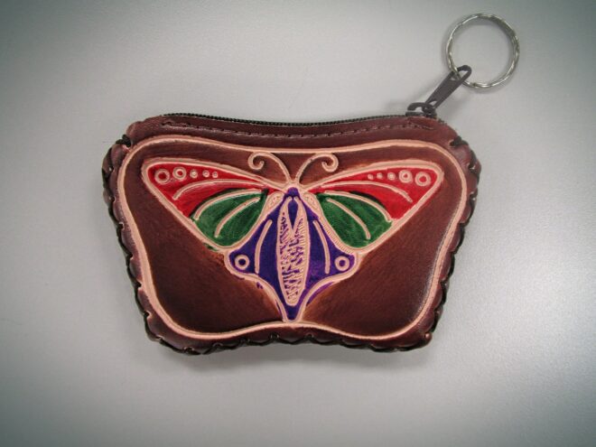 Wallet With Butterfly Art