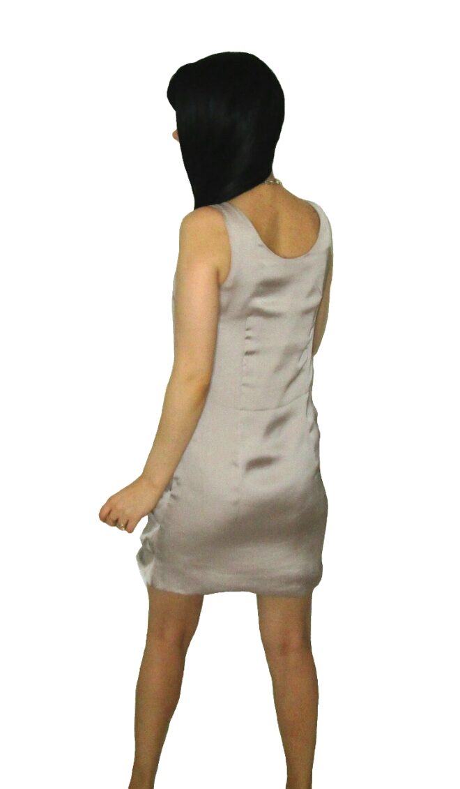 Semi-fitted Cocktail Dress Grey