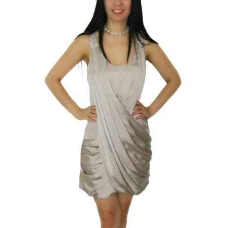 Semi-fitted Cocktail Dress Grey